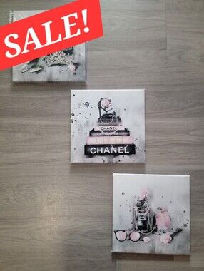 🔴48 Sale! 3pcs Pink Stack Canvas Wall Art - Fashion Home Accent